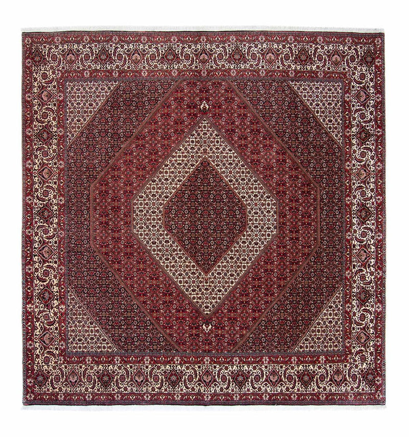 Perser Rug - Bidjar square  - 300 x 300 cm - dark red
