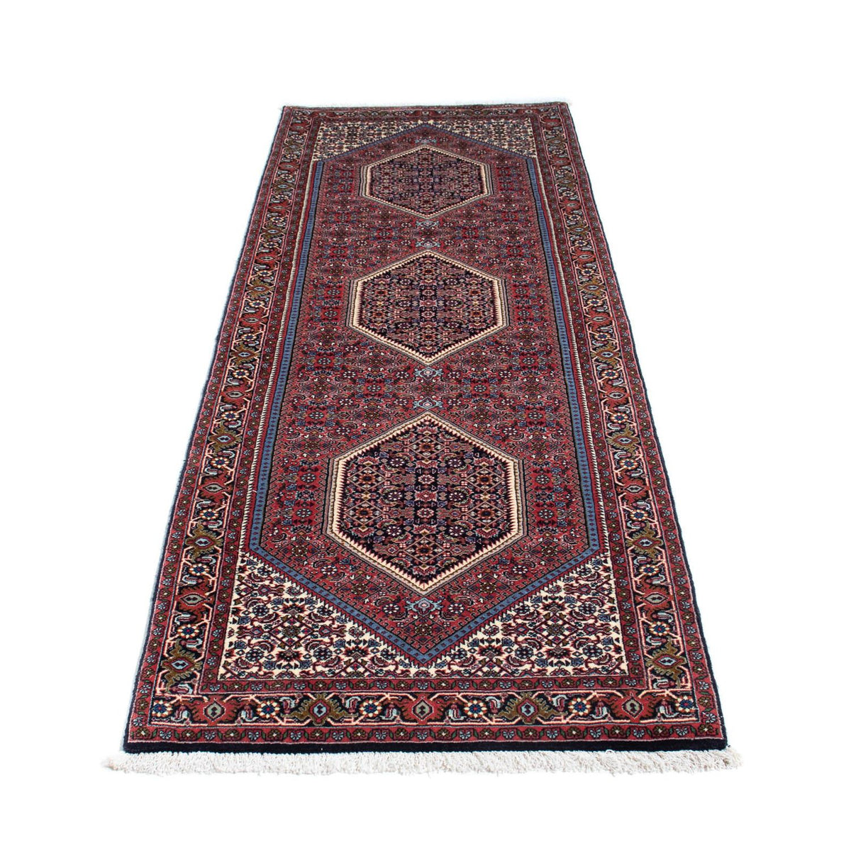 Runner Perser Rug - Bidjar - 245 x 74 cm - light red