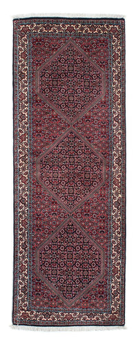 Runner Perser Rug - Bidjar - 212 x 74 cm - dark red