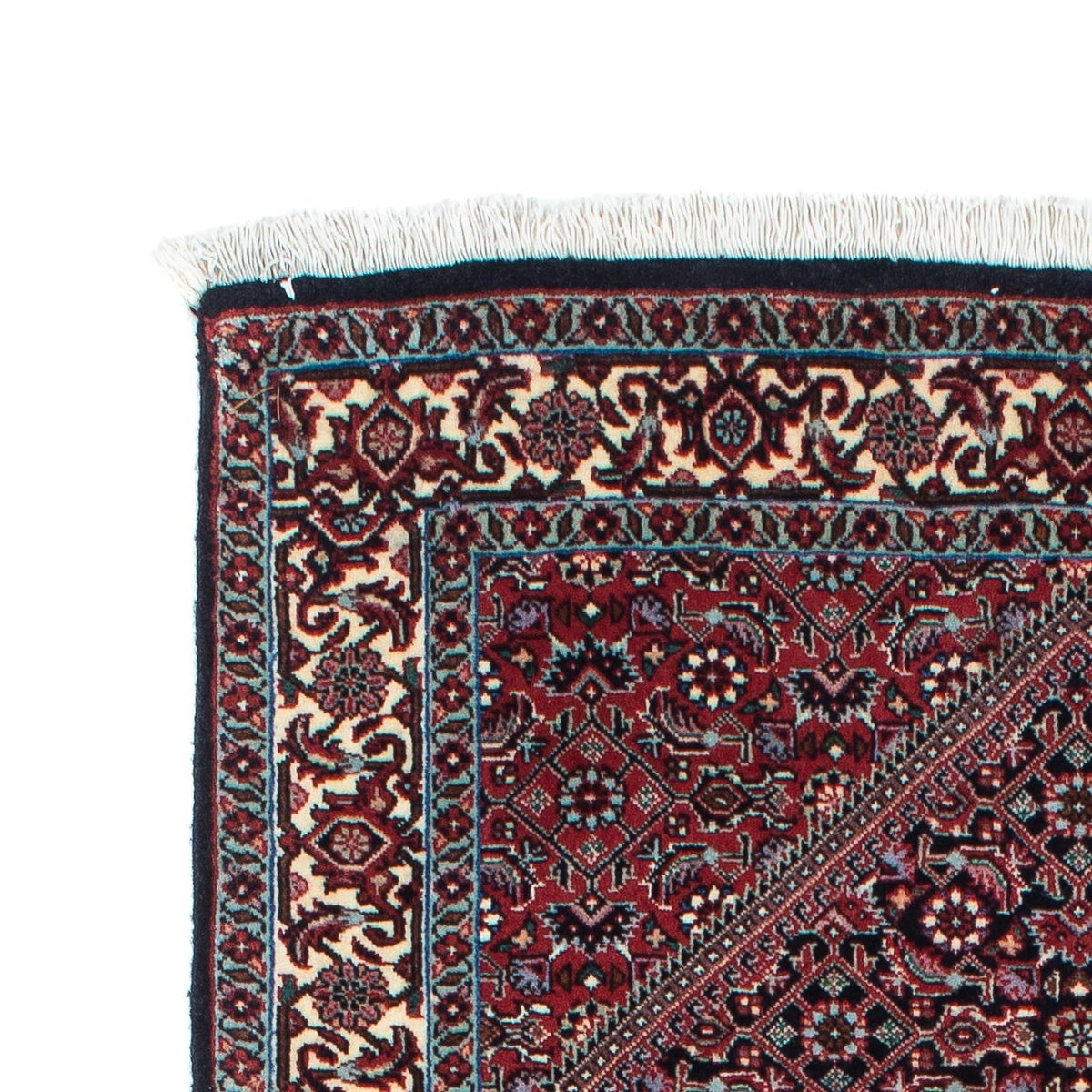 Runner Perser Rug - Bidjar - 212 x 74 cm - dark red