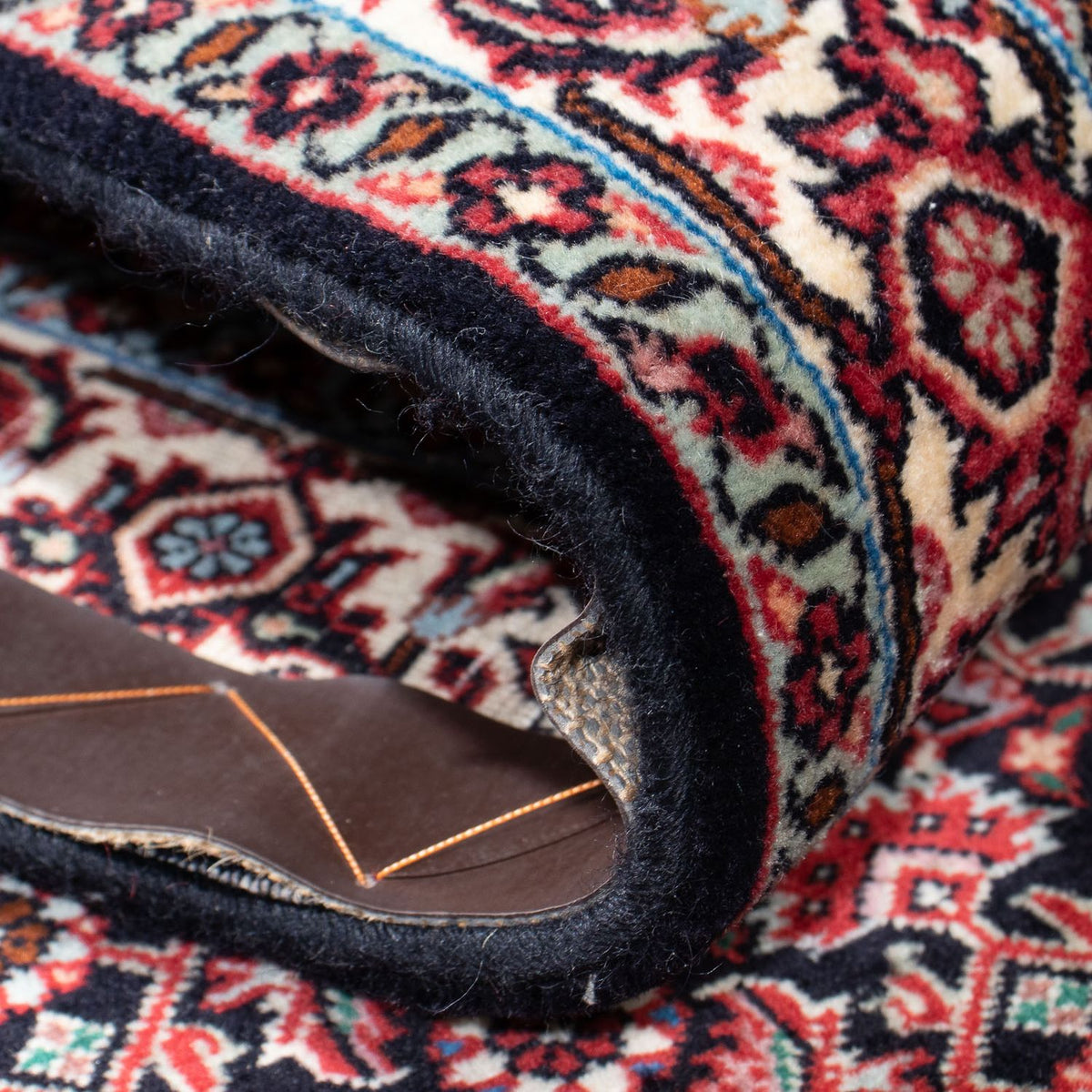 Runner Perser Rug - Bidjar - 218 x 77 cm - dark blue