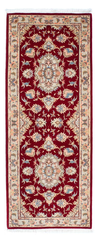 Runner Perser Rug - Tabriz - Royal - 213 x 83 cm - dark red