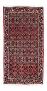 Runner Perser Rug - Bidjar - 204 x 99 cm - red