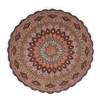 Perser Rug - Tabriz - Royal round  - 150 x 150 cm - brown