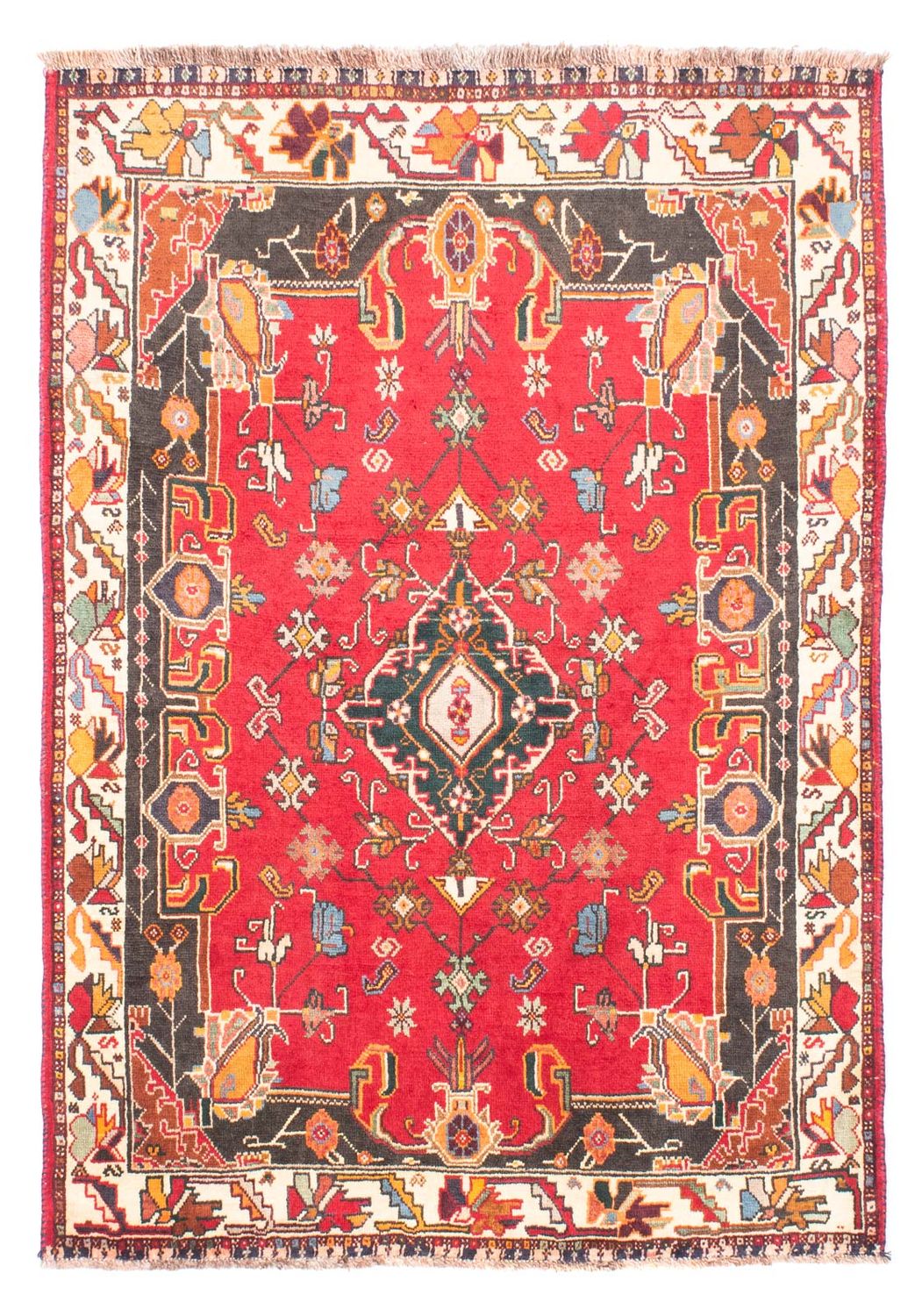 Perser Rug - Nomadic - 158 x 111 cm - red