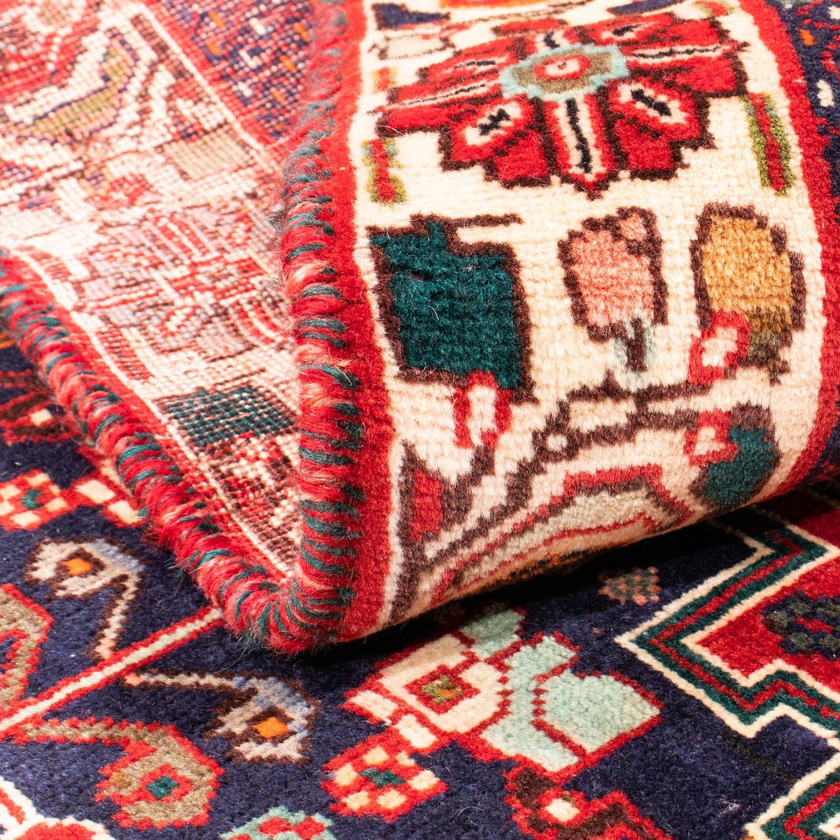 Perser Rug - Nomadic - 148 x 121 cm - red