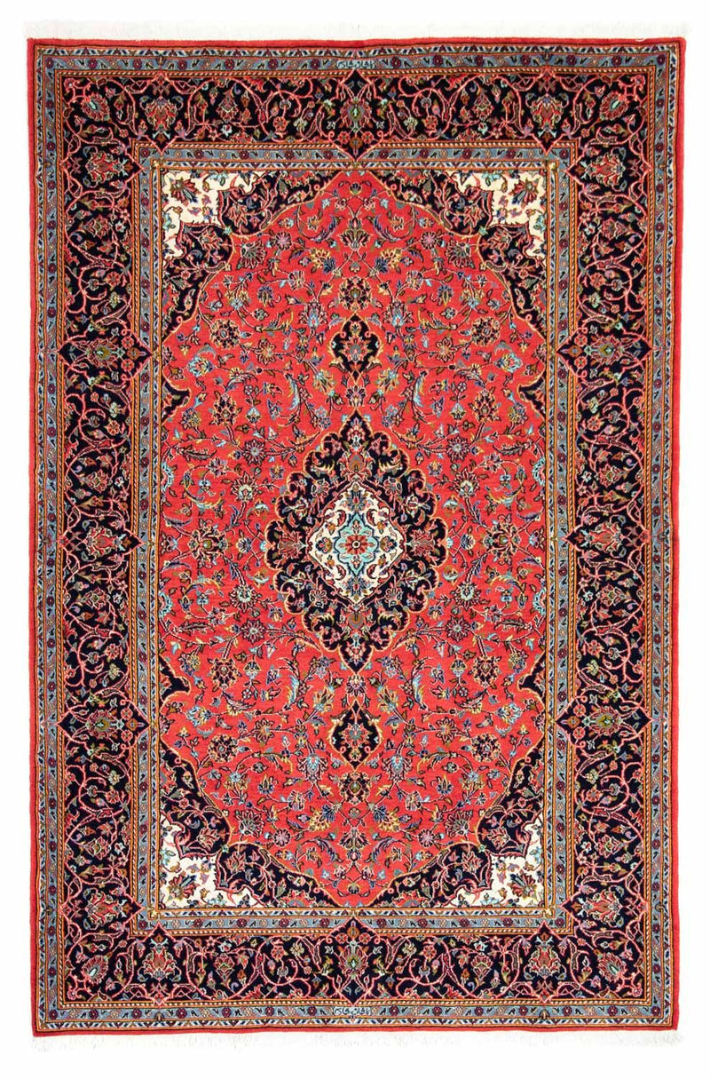 Perser Rug - Keshan - 218 x 144 cm - red