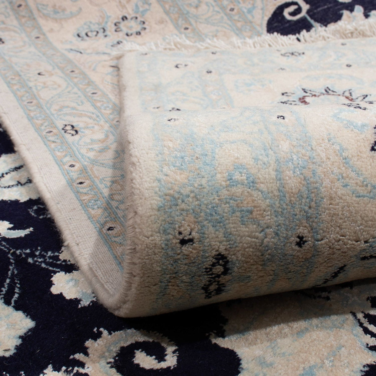 Perser Rug - Nain - 348 x 248 cm - dark blue