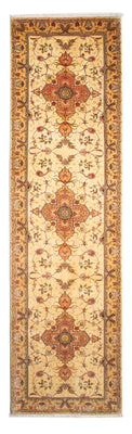 Runner Perser Rug - Tabriz - Royal - 314 x 80 cm - light brown