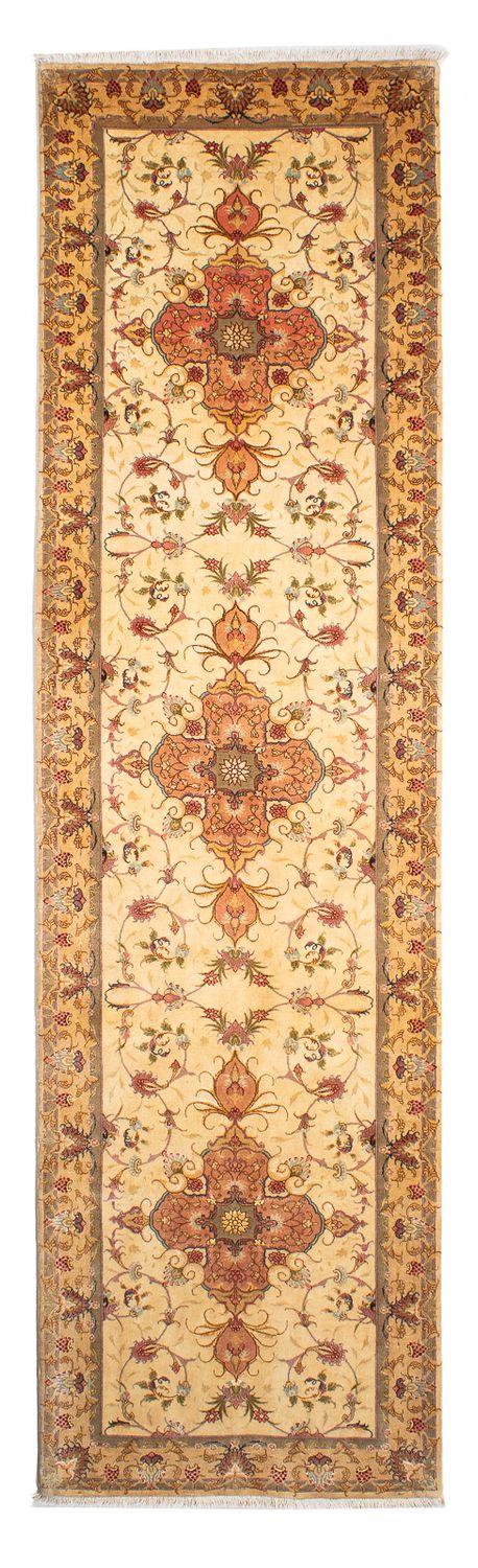 Runner Perser Rug - Tabriz - Royal - 314 x 80 cm - light brown
