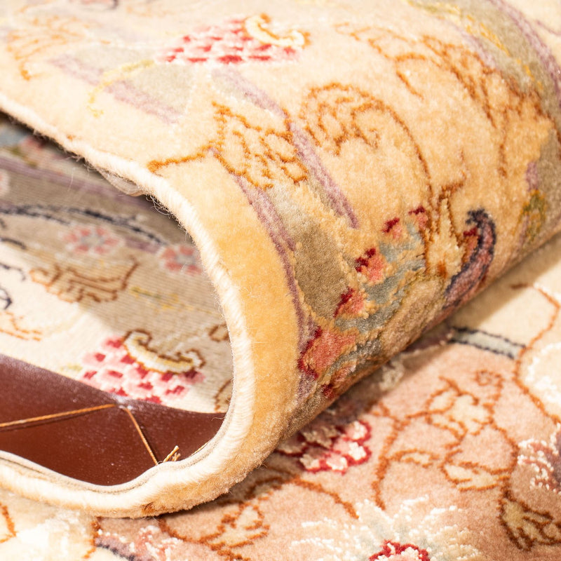 Runner Perser Rug - Tabriz - Royal - 314 x 80 cm - light brown