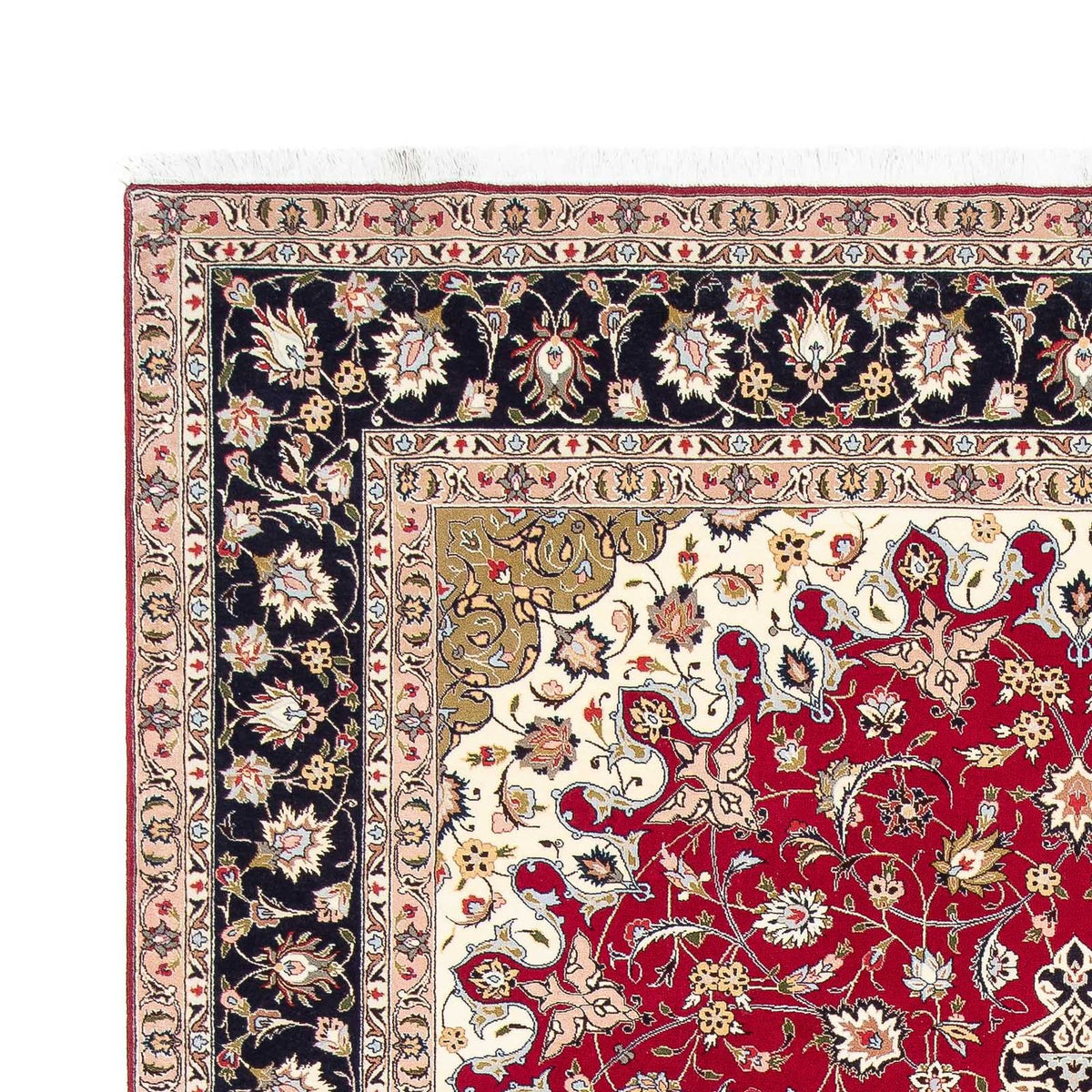 Tabriz - 50 Raj Rug 204x316cm - Persian Rugs