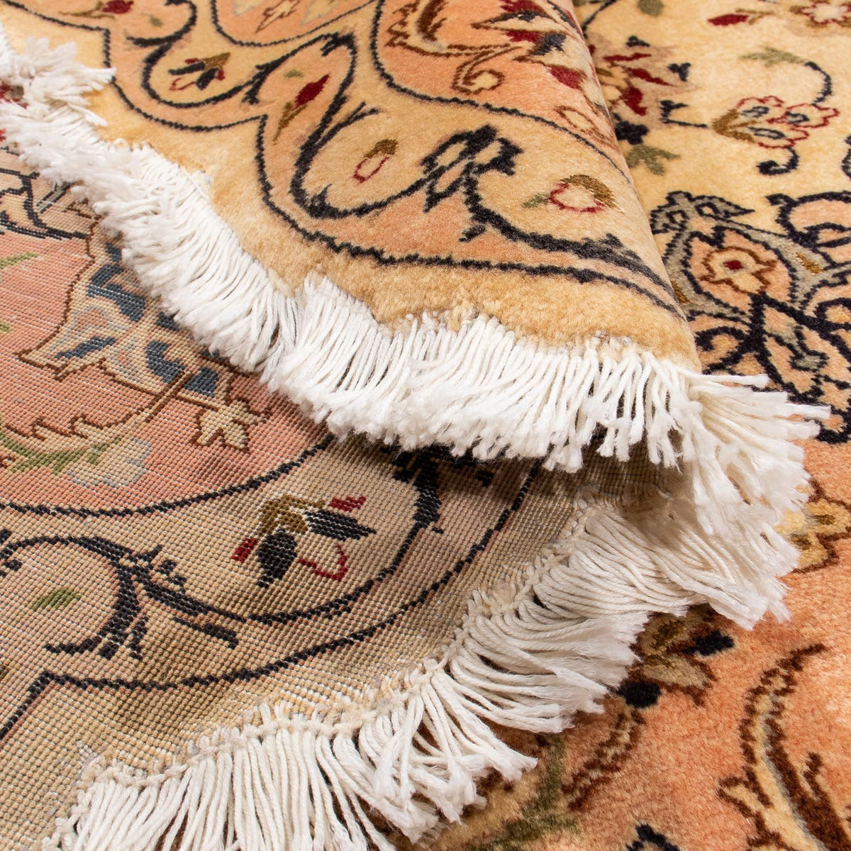 Perser Rug - Tabriz - Royal round  - 195 x 195 cm - beige