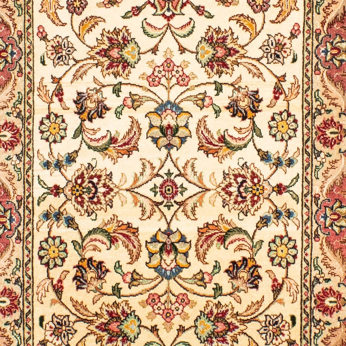 Runner Perser Rug - Tabriz - Royal - 299 x 68 cm - beige