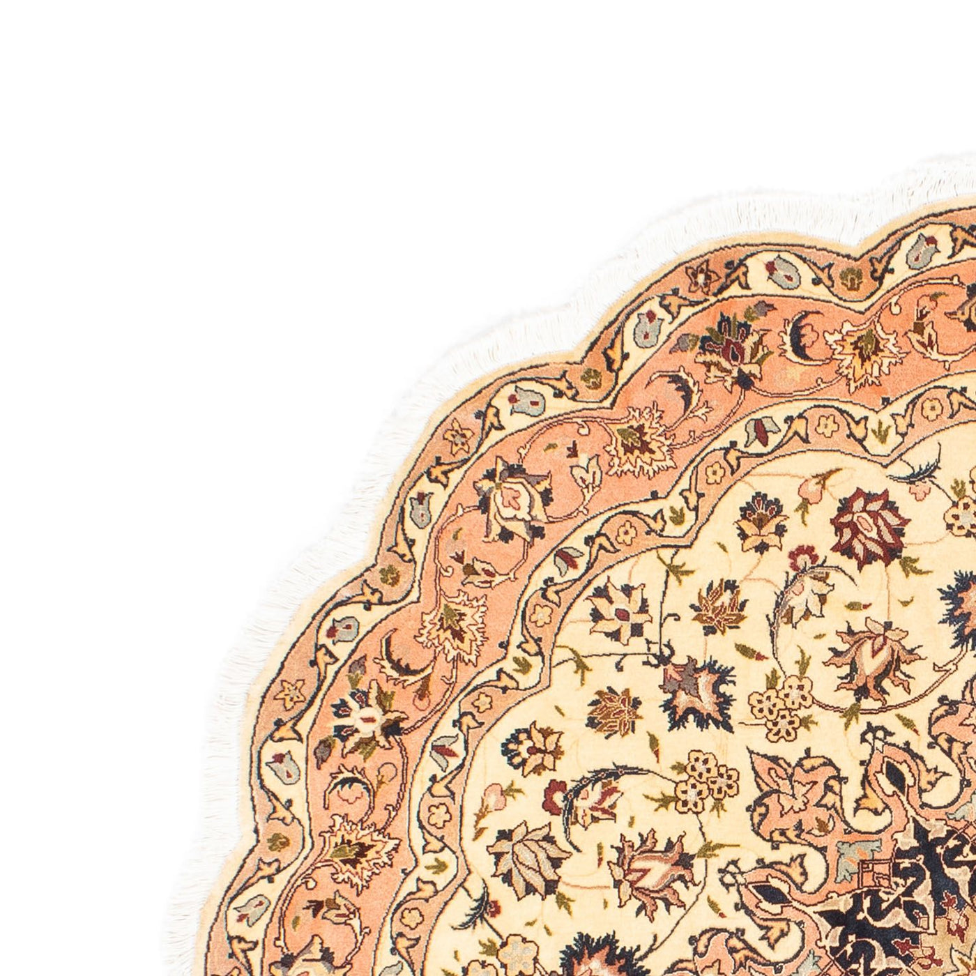 Tabriz - 50 Raj Rug 150x150cm - Persian Rugs