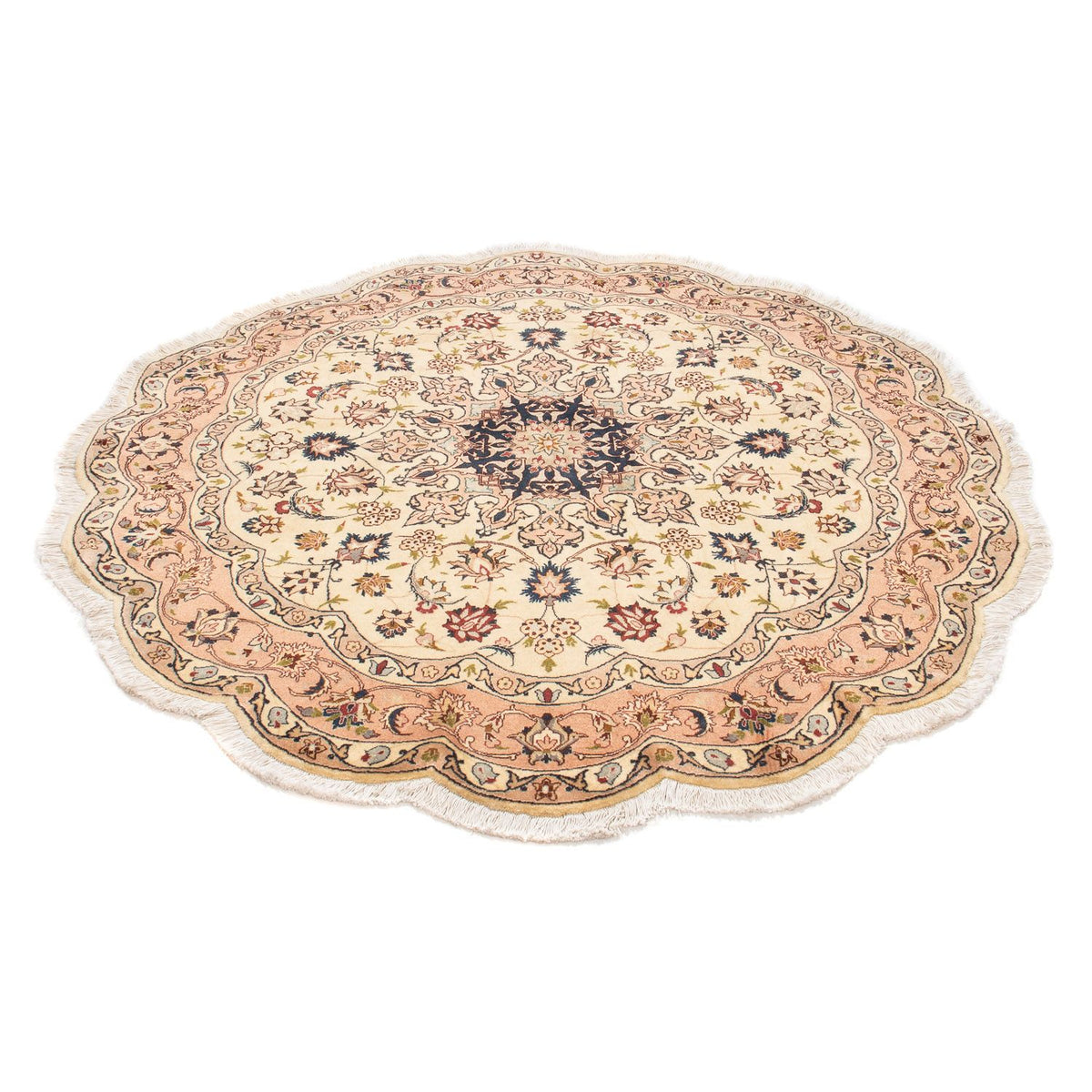 Perser Rug - Tabriz - Royal round  - 150 x 150 cm - beige