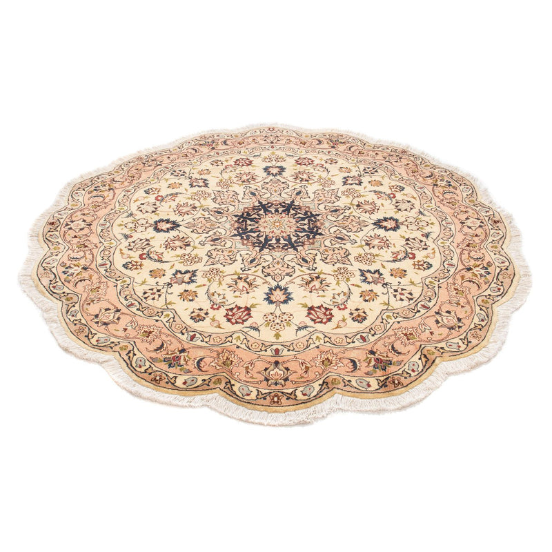 Perser Rug - Tabriz - Royal round  - 150 x 150 cm - beige