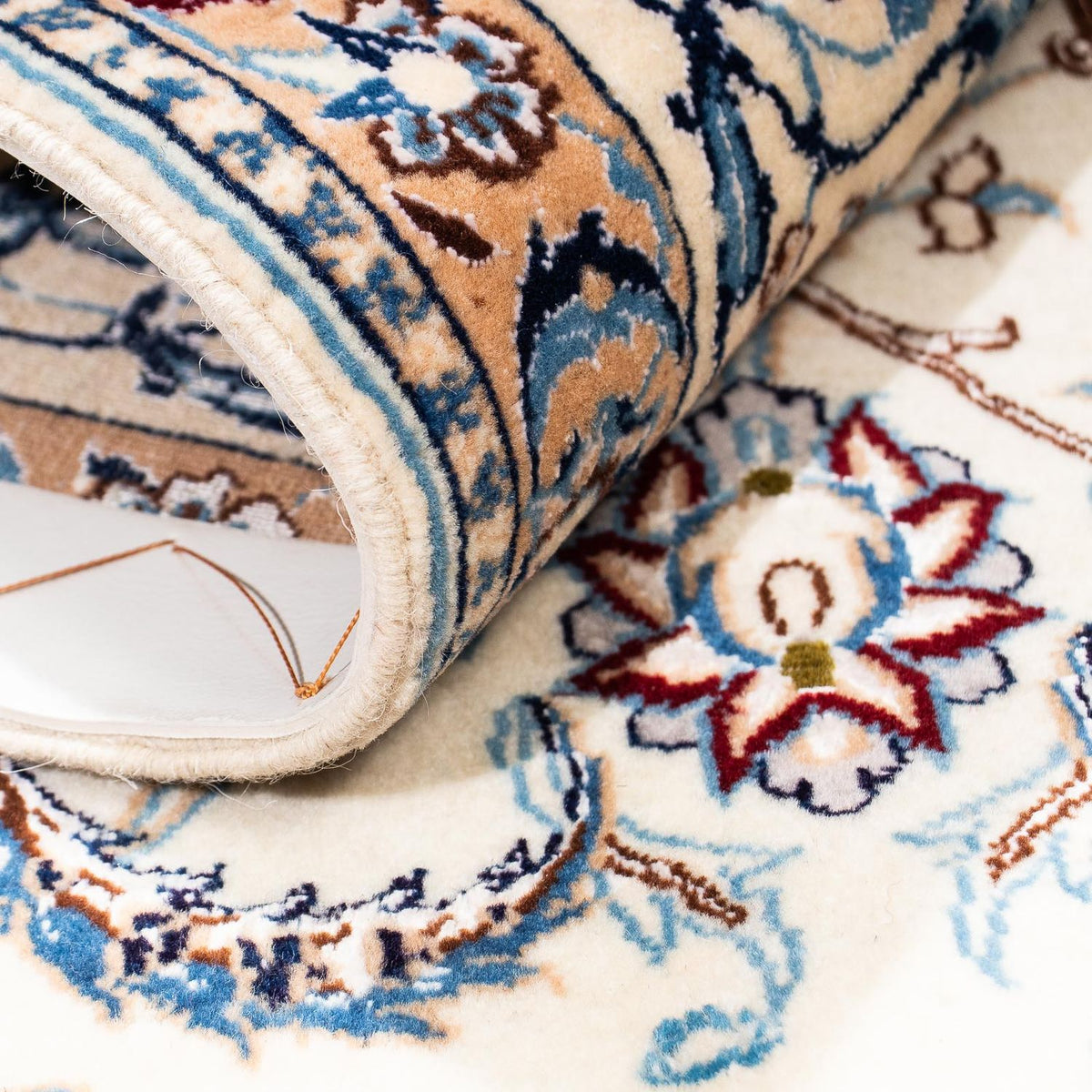 Perser Rug - Nain - Premium - 194 x 128 cm - beige