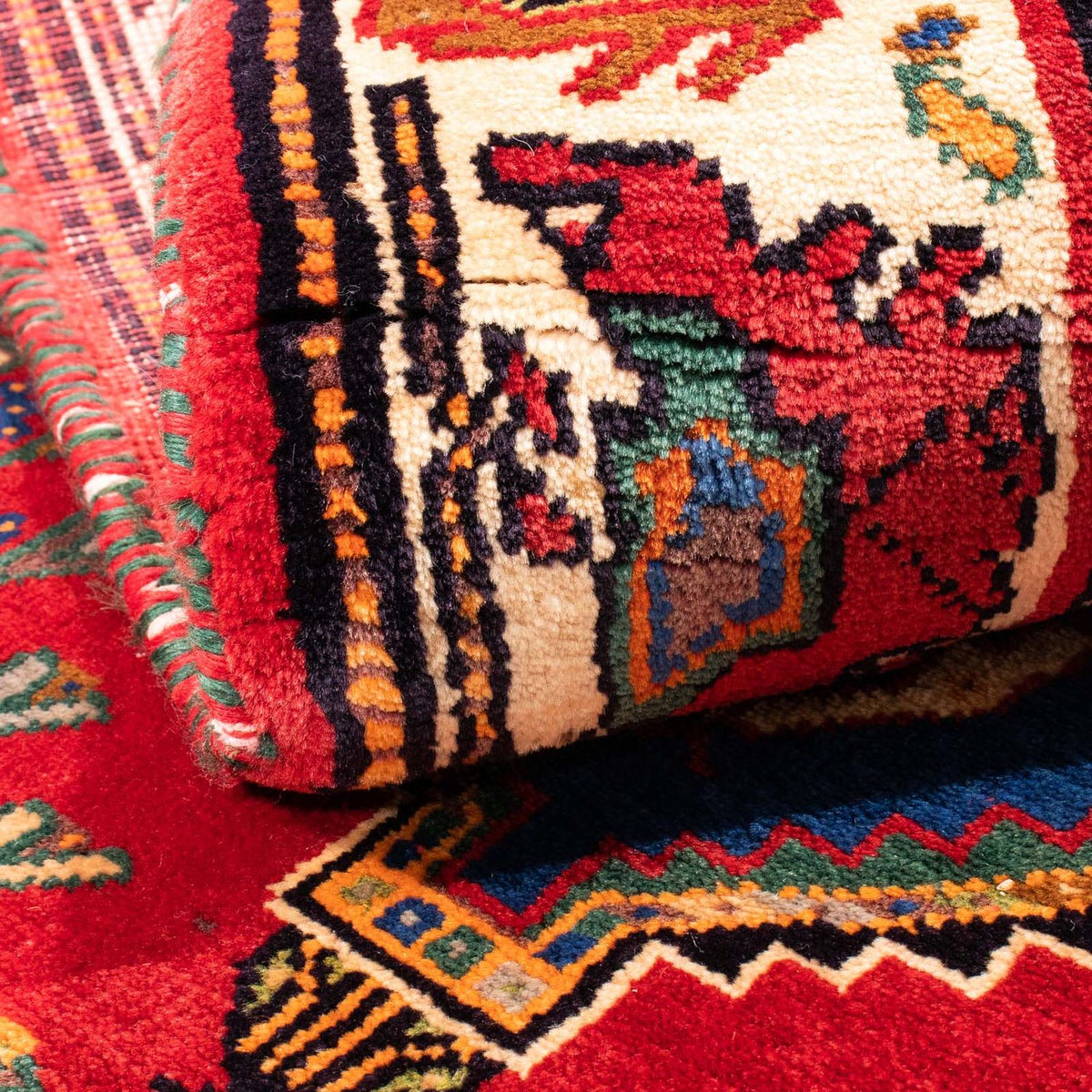 Perser Rug - Nomadic - 165 x 112 cm - red