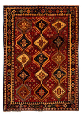 Perser Rug - Nomadic - 280 x 202 cm - dark red