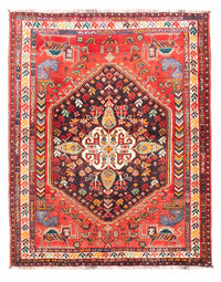 Perser Rug - Nomadic - 153 x 120 cm - red