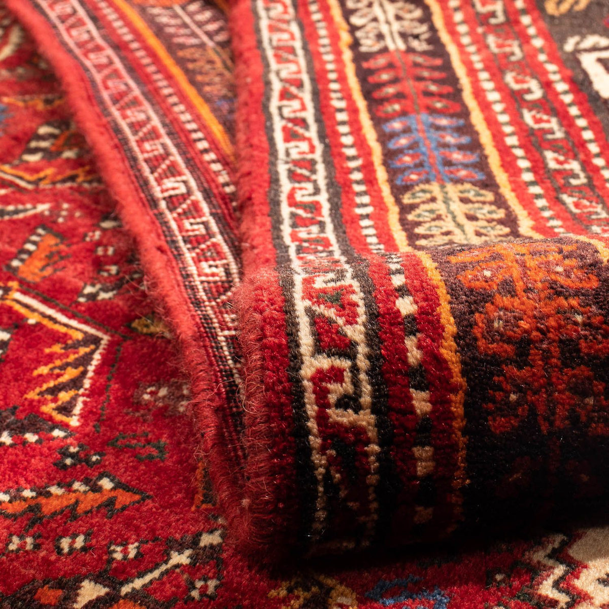 Perser Rug - Nomadic - 275 x 182 cm - dark red