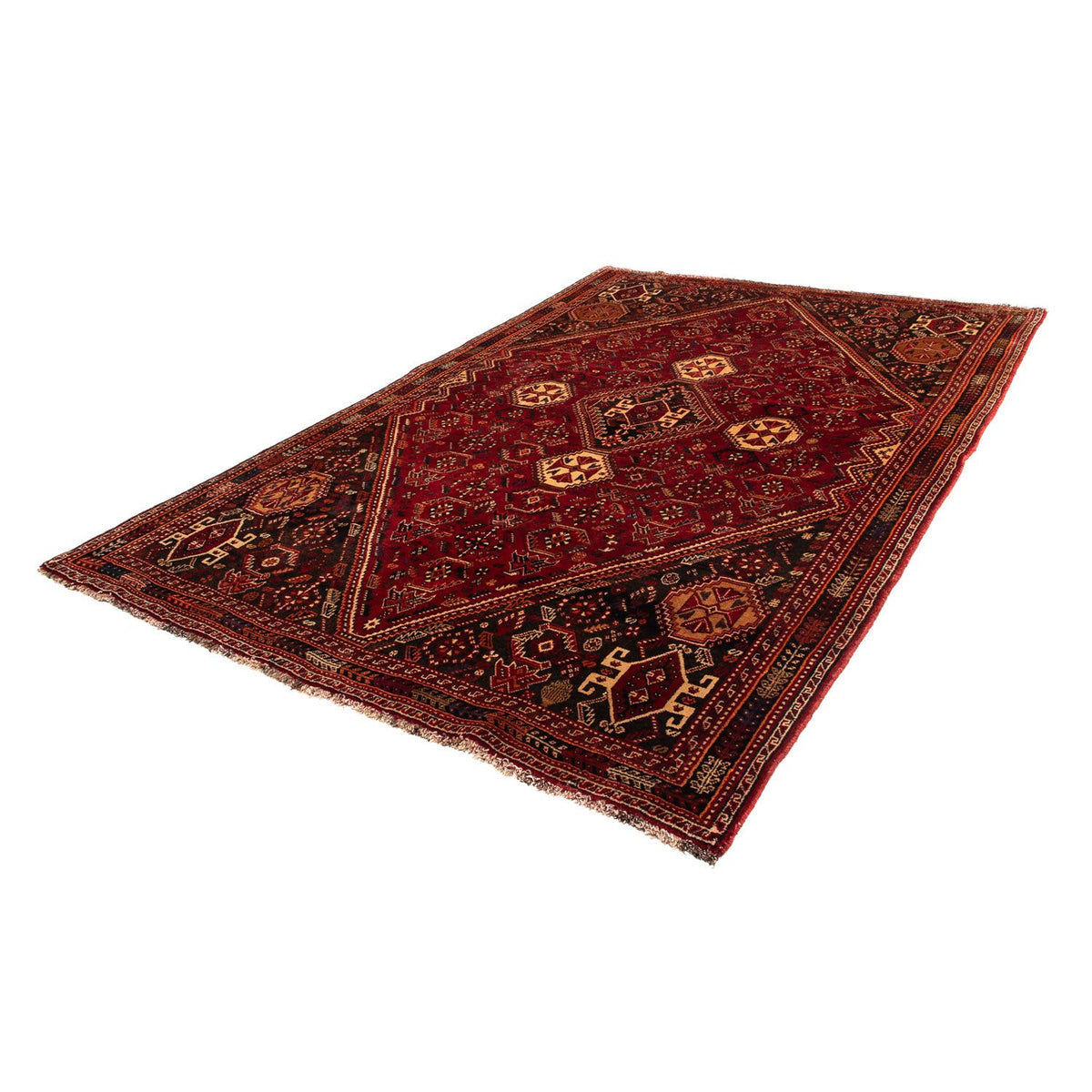 Perser Rug - Nomadic - 275 x 182 cm - dark red