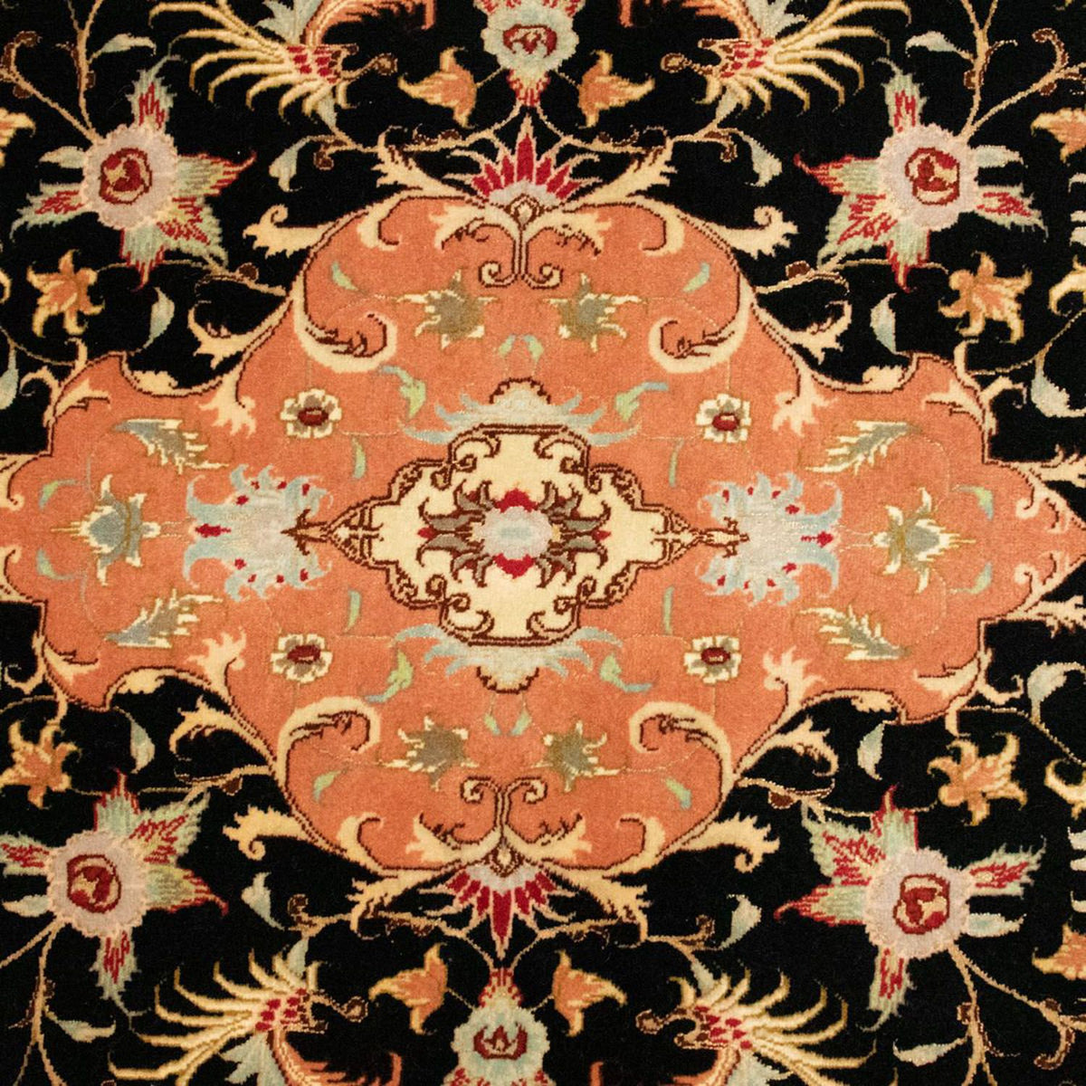 Perser Rug - Tabriz - Royal - 161 x 101 cm - black