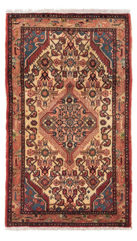 Perser Rug - Nomadic - 134 x 76 cm - light red