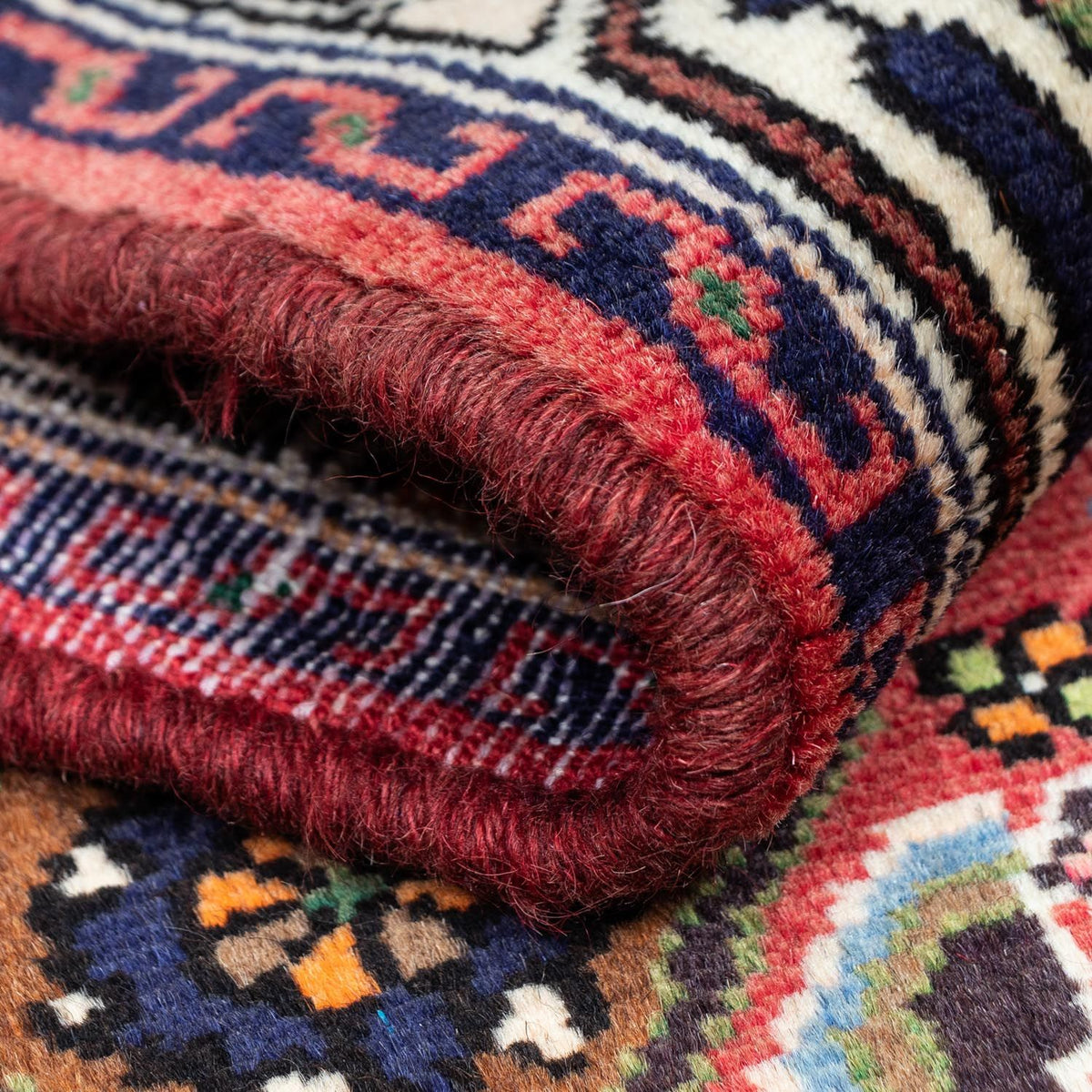 Perser Rug - Nomadic - 126 x 83 cm - red