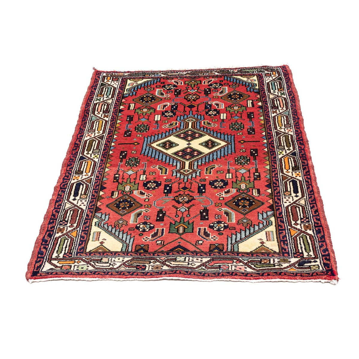 Perser Rug - Nomadic - 126 x 83 cm - red