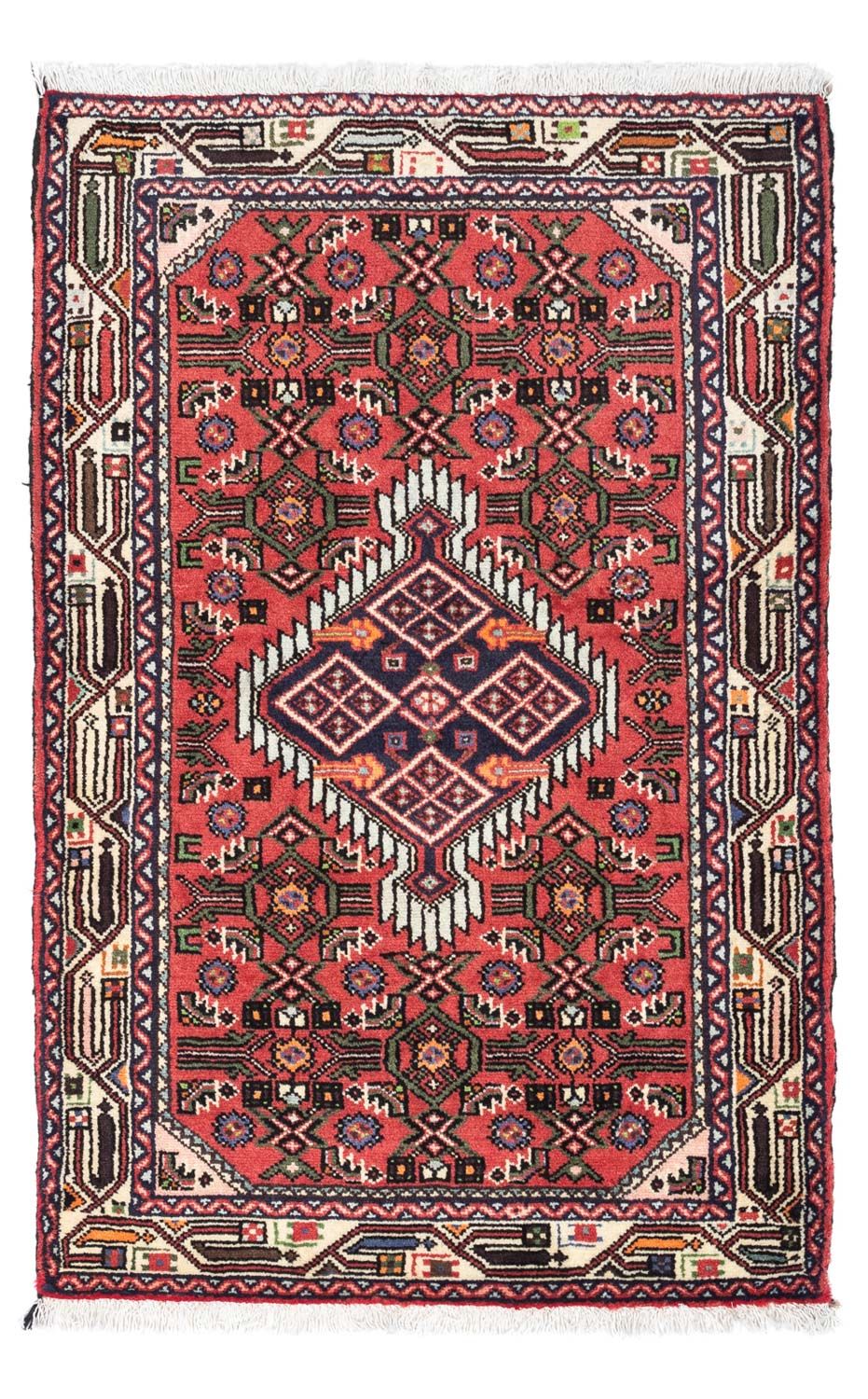 Perser Rug - Nomadic - 130 x 82 cm - red