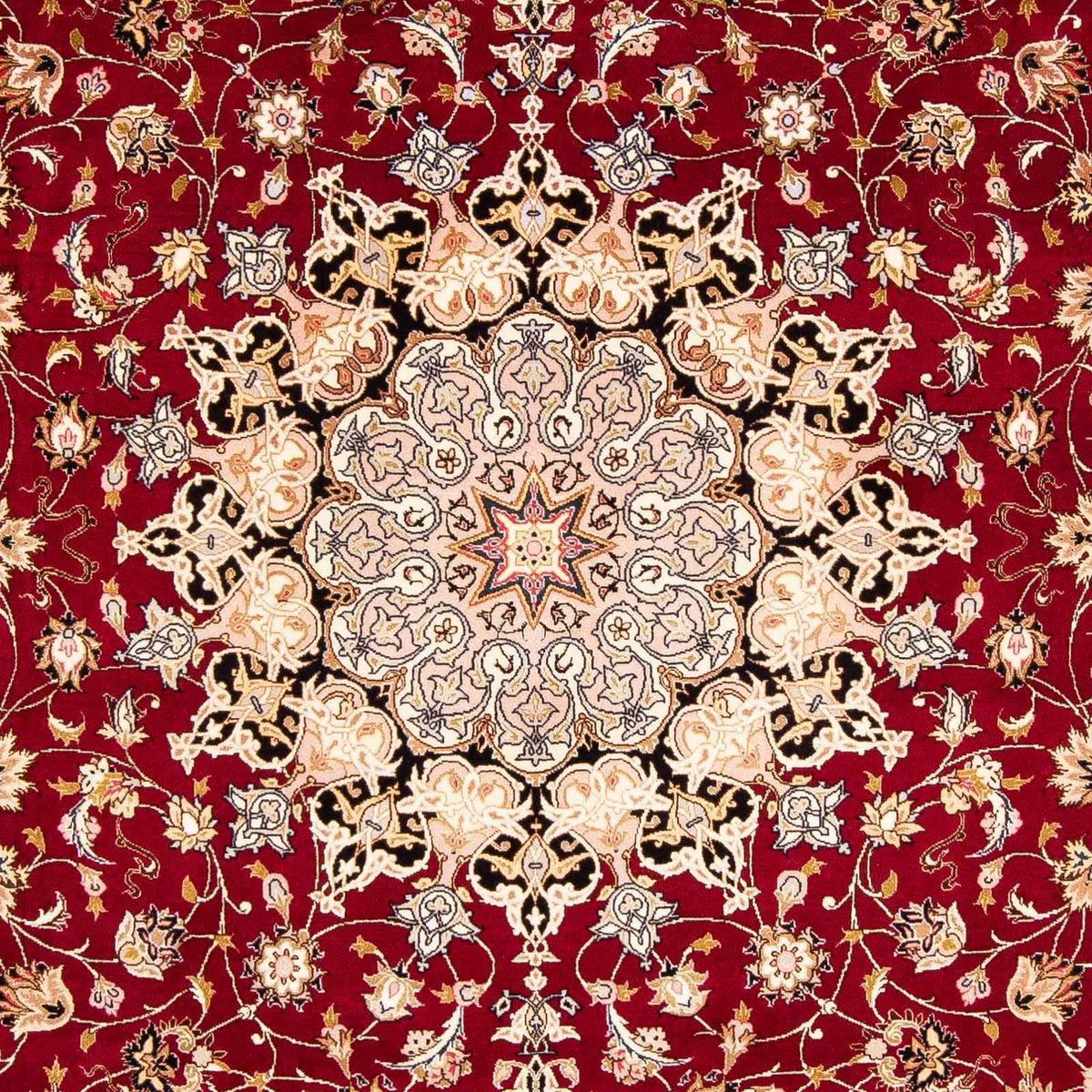 Perser Rug - Tabriz - Royal - 303 x 202 cm - dark red