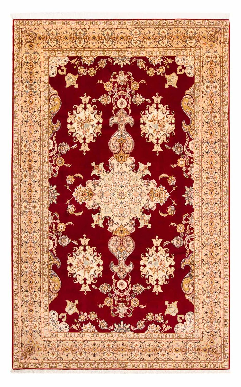 Perser Rug - Tabriz - Royal - 312 x 200 cm - dark red