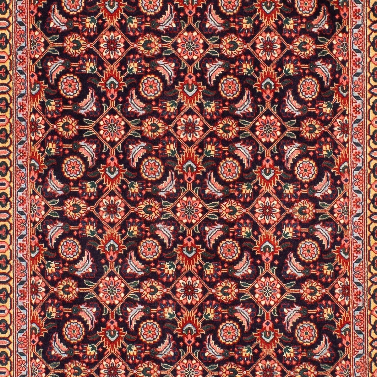 Runner Perser Rug - Tabriz - 302 x 80 cm - brown