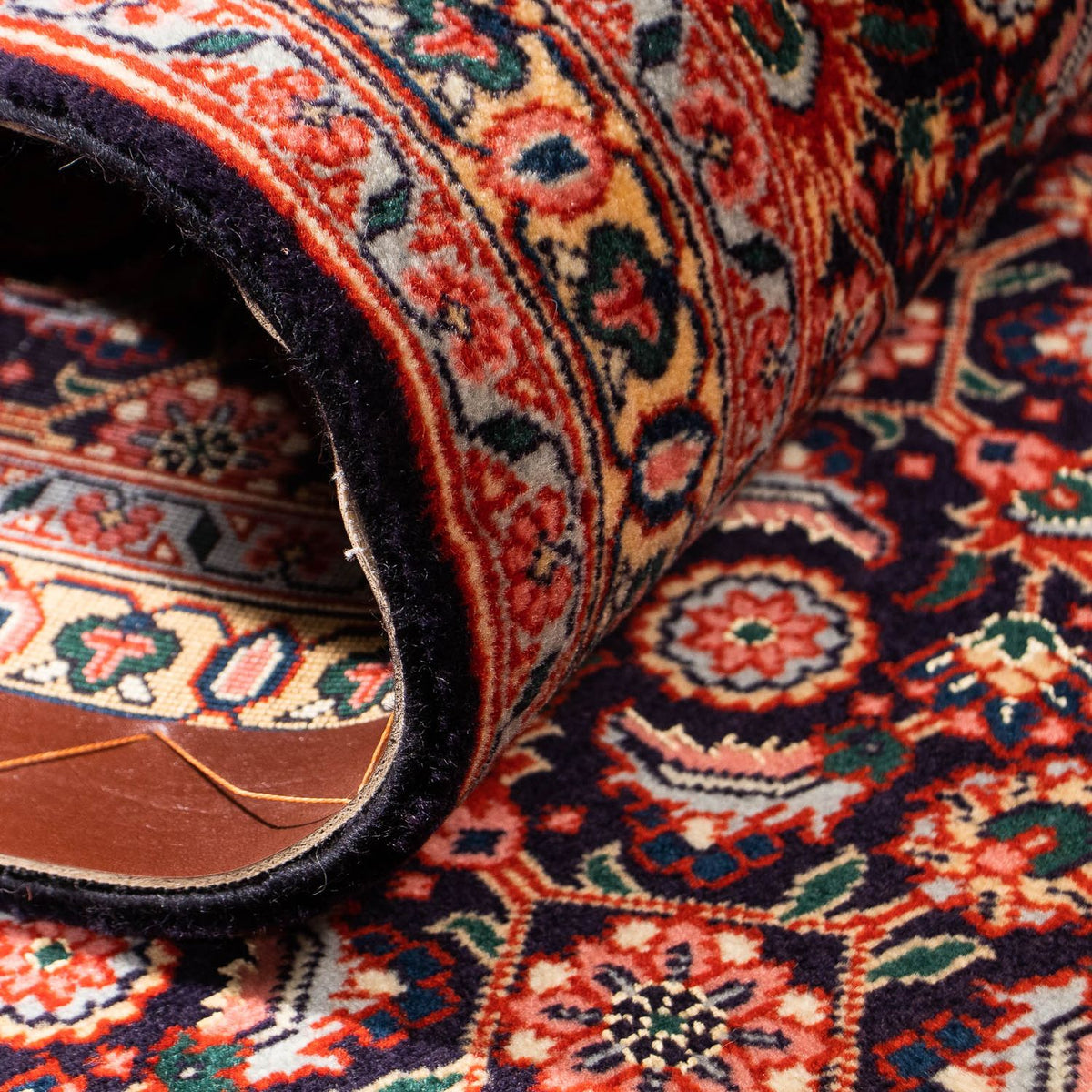 Runner Perser Rug - Tabriz - 302 x 80 cm - brown