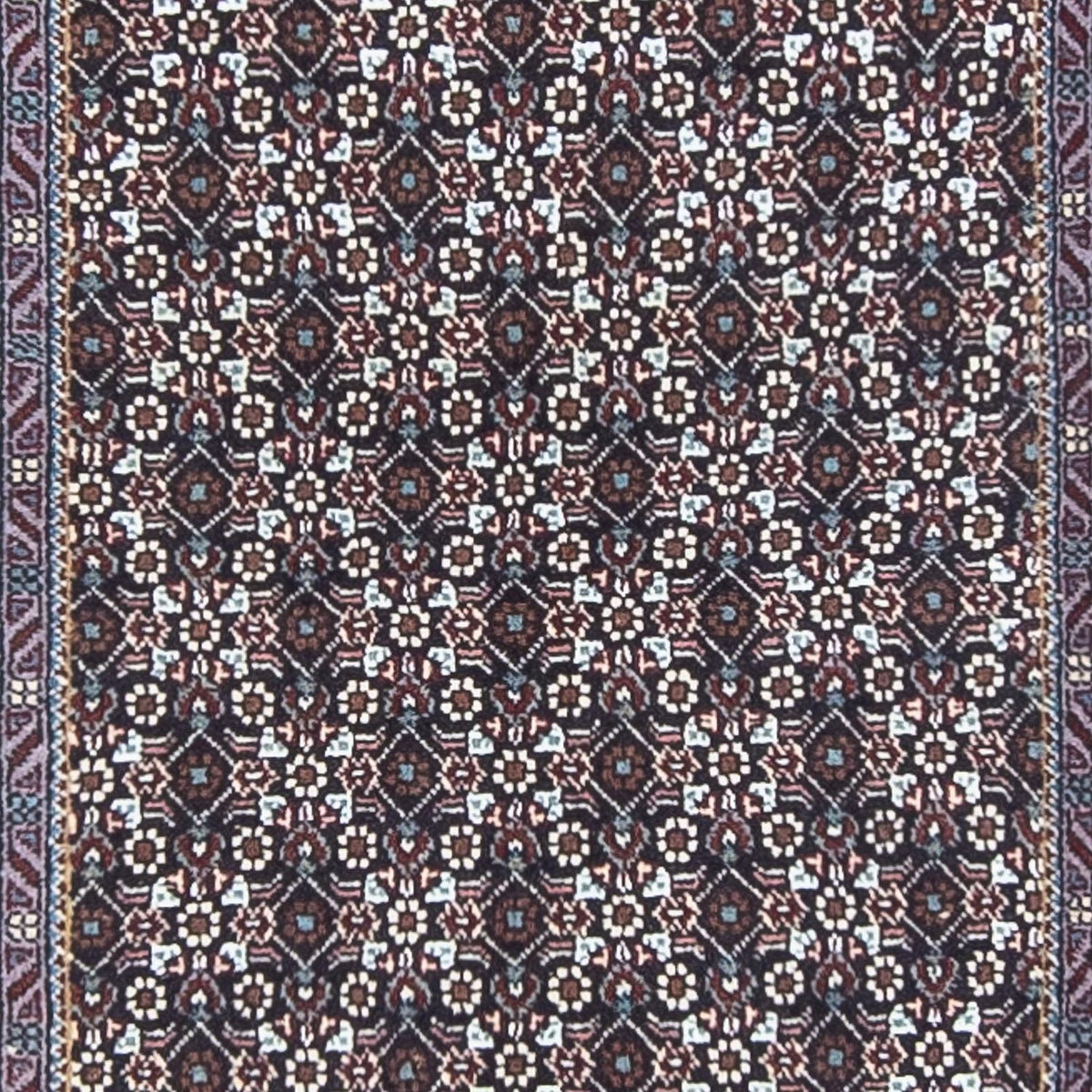 Runner Perser Rug - Tabriz - 348 x 70 cm - grey