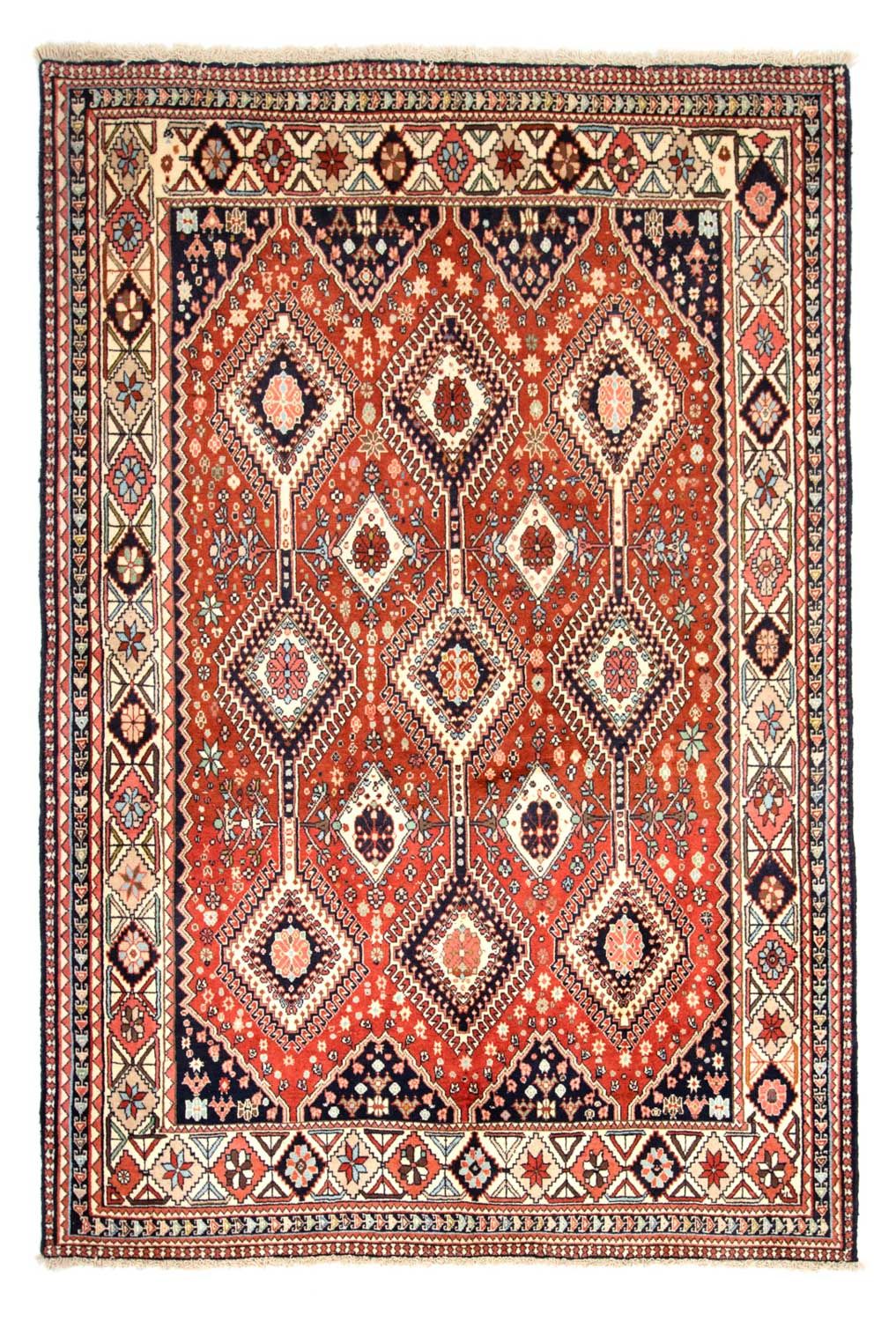 Perser Rug - Nomadic - 233 x 162 cm - rust