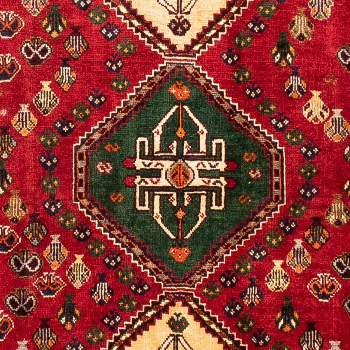 Perser Rug - Nomadic - 258 x 175 cm - dark red