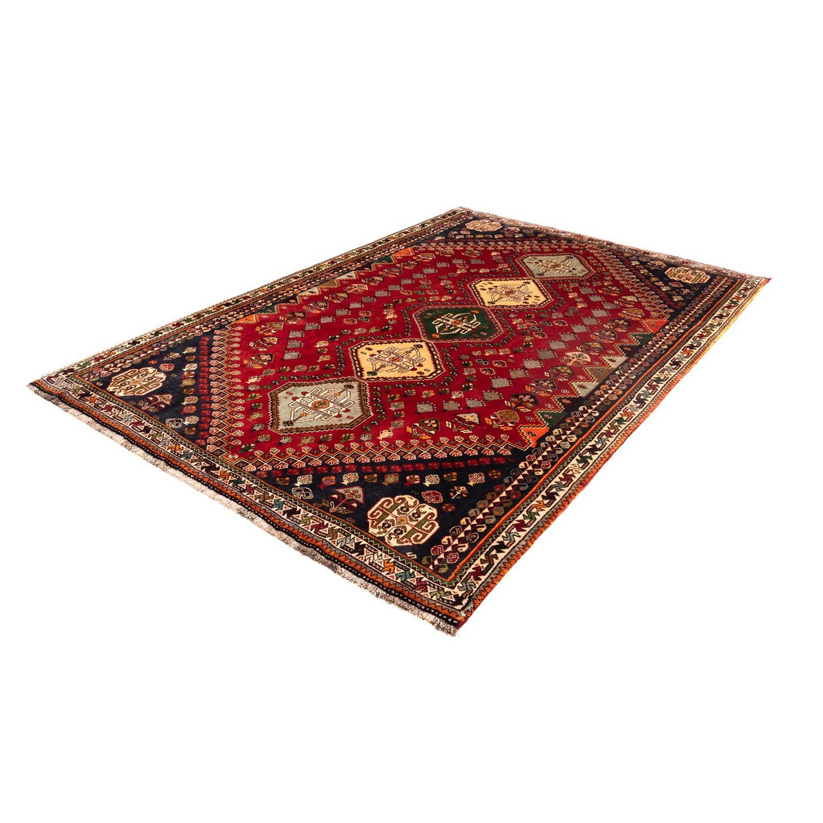Perser Rug - Nomadic - 258 x 175 cm - dark red