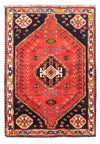 Shiraz Rug 112x158cm - Persian Rugs - Rectangle / Dark Red / 112 x 158 cm Rectangle