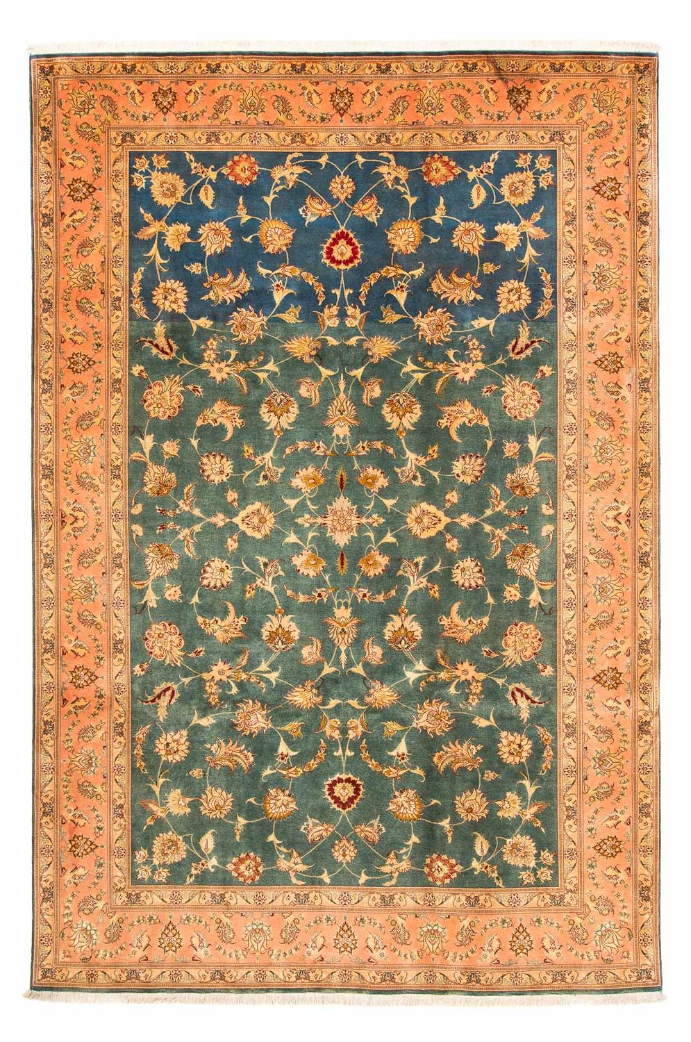 Perser Rug - Tabriz - Royal - 305 x 200 cm - light green