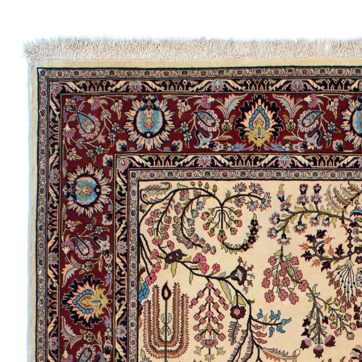 Qom Rug 142x207cm - Persian Rugs
