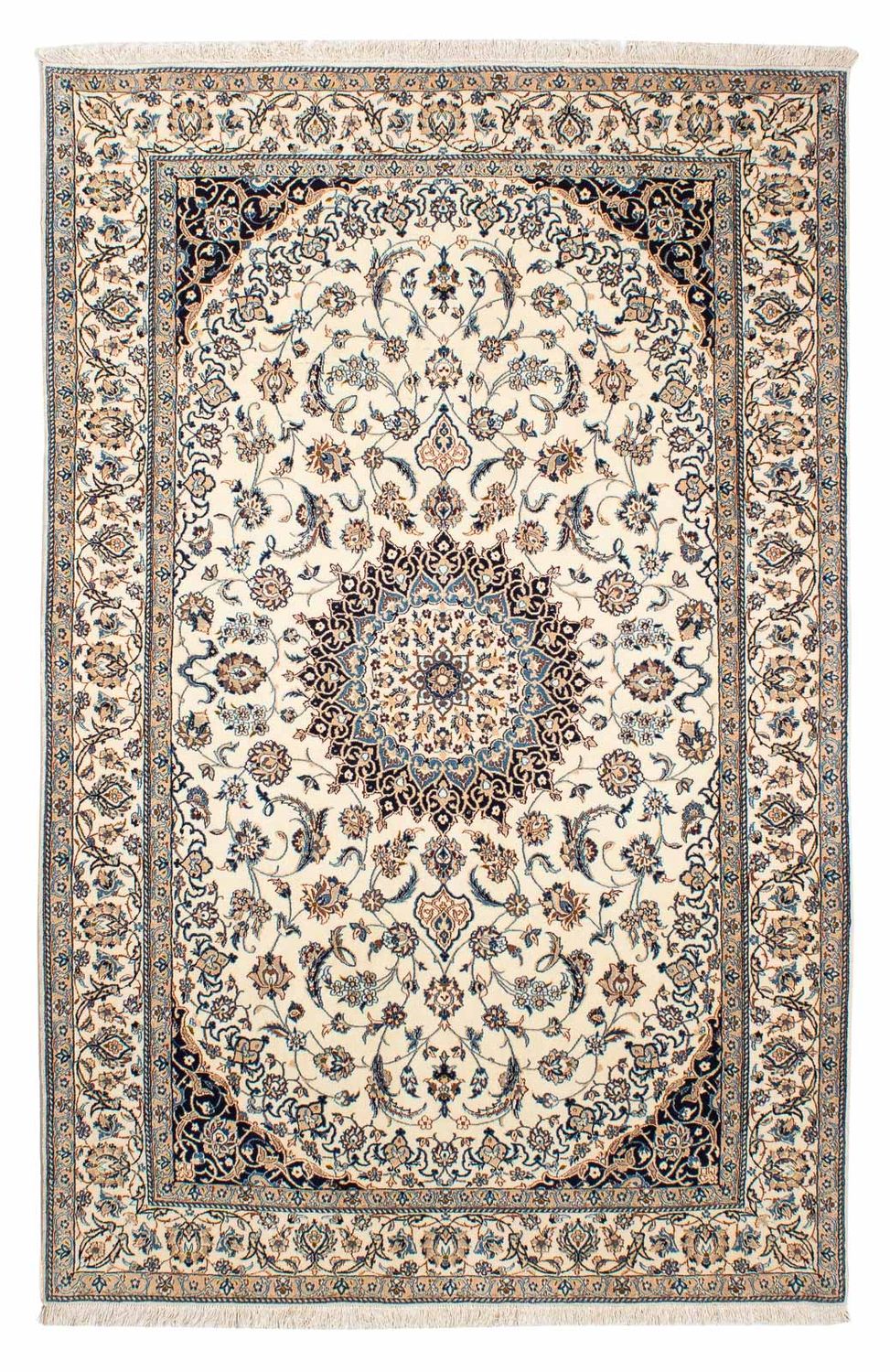 Perser Rug - Nain - Premium - 198 x 130 cm - beige