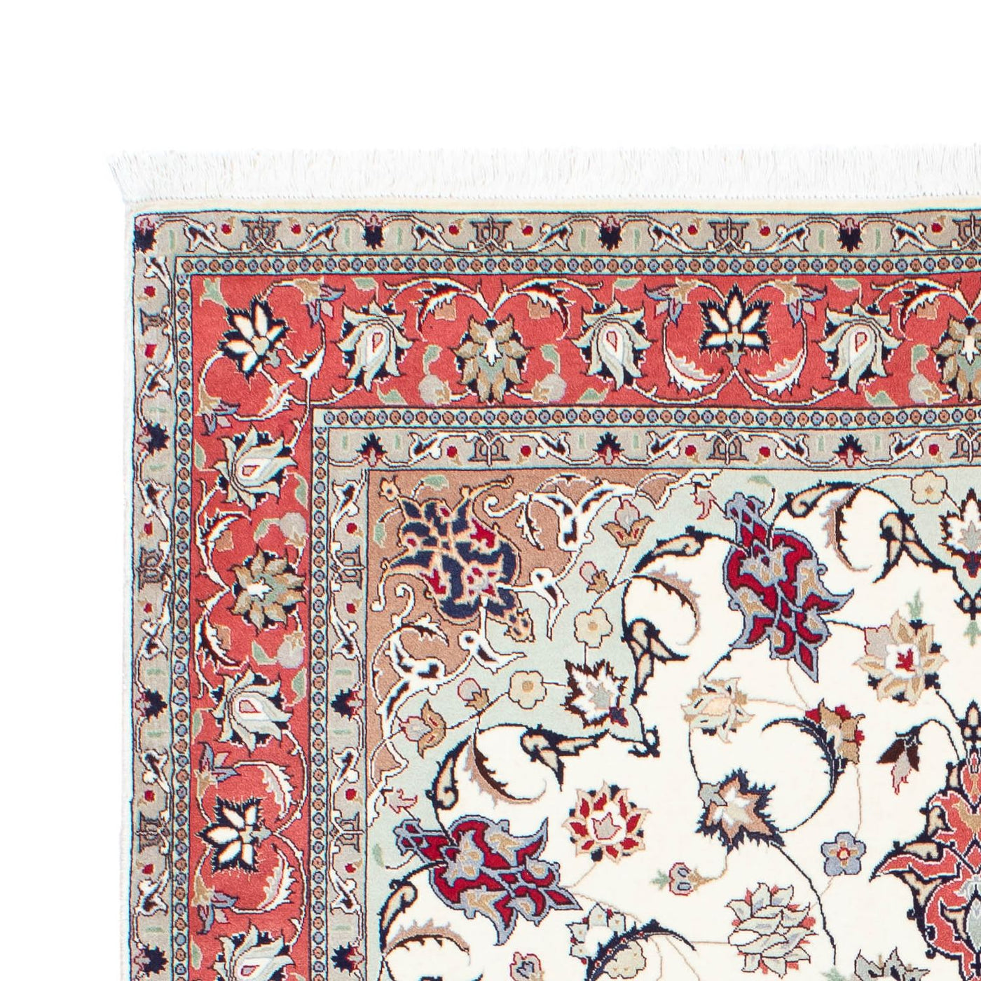 Tabriz - 50 Raj Rug 205x146cm - Persian Rugs