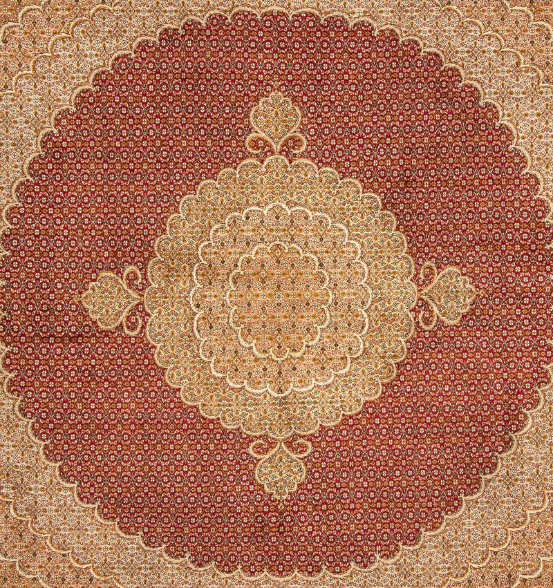 Perser Rug - Tabriz square  - 248 x 246 cm - dark red