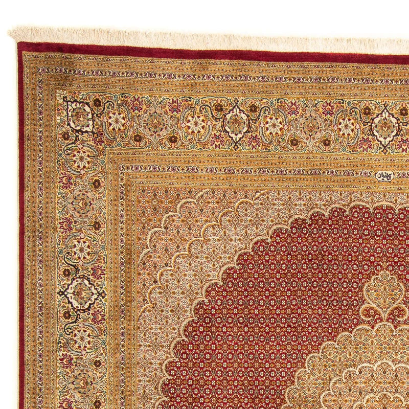 Perser Rug - Tabriz square  - 248 x 246 cm - dark red