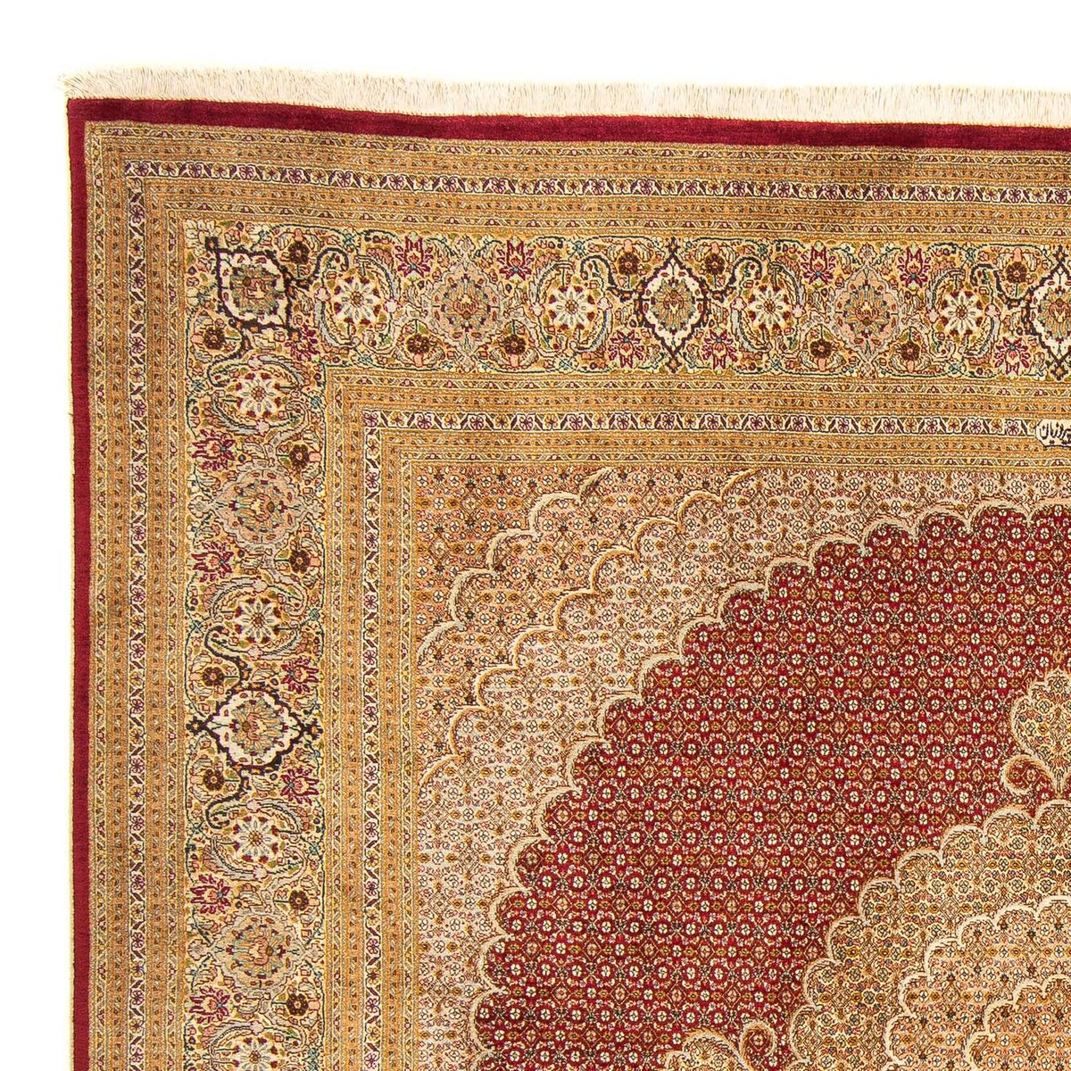 Perser Rug - Tabriz square  - 251 x 247 cm - dark red