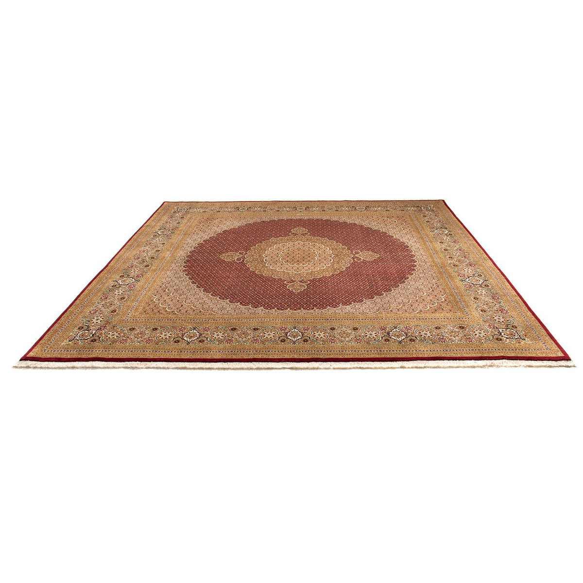 Perser Rug - Tabriz square  - 251 x 247 cm - dark red