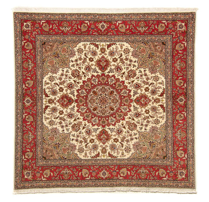 Perser Rug - Tabriz - Royal square  - 203 x 200 cm - beige